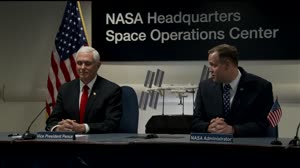 Vice President Pence and Administrator Bridenstine Talk with Astronauts on Space Station